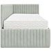 Struttura Letto Angolare con Materasso 2 pcs Grigio chiaro - Foto miniatura 8