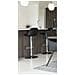 Set Di 2 Sgabelli Alti Trondheim-nero-finta Pelle-41x39x104 Cm - Foto miniatura 5