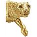 Statua Leopardo Shant In Resina Dorata Grande - Foto miniatura 7