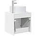 Mobile lavabo da parete Bianco Lucido 49,5 x 44,5 x 65,5 cm - Foto miniatura 4