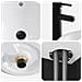 Mobile lavabo da parete Nero 49 x 44,5 x 66,5 cm - Foto miniatura 5