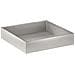 Vaso da giardino 2 pz Argento 80 x 80 x 20 cm Acciaio Inox - Foto miniatura 3