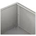 Vaso da giardino 2 pz Argento 80 x 80 x 20 cm Acciaio Inox - Foto miniatura 6