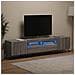 Mobile TV LED a 5 pezzi Sonoma grigio Legno ingegnerizzato - Foto miniatura 3