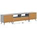 Mobile TV LED a 5 pezzi Sonoma grigio Legno ingegnerizzato - Foto miniatura 4