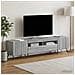 Mobile TV LED a 5 pezzi Sonoma grigio Legno ingegnerizzato - Foto miniatura 6
