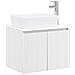 Set di mobili per il bagno Bianco Legno ingegnerizzato - Foto miniatura 1