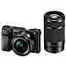 Alpha 6000 Nero kit 16-50 mm + 55-210 mm Sensore CMOS Exmor 24 Mpx Display 3" Filmati Full HD Wi-Fi NFC - Foto miniatura 6