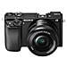 Alpha 6000 Nero kit 16-50 mm + 55-210 mm Sensore CMOS Exmor 24 Mpx Display 3" Filmati Full HD Wi-Fi NFC - Foto miniatura 2