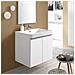 Mobiletto Lavatoio   Collezione Round A 2 Ante - 50 Cm Bianco A Magazzino - Foto miniatura 1