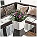 Vaso Fioriera QUADRO LS 28 ALL-IN-ONE Bianco Lucido 16040 - Foto miniatura 5