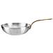 Wok Saltapasta In Alluminio Con Un Manico In Ottone Linea Academy Class, Diam. 28 Cm - Foto miniatura 1