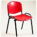 Sedia Attesa Dado D5sp Rosso Senza Braccioli - Foto miniatura 1