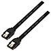 Data Cable Sata-3 0.5m Black - Foto miniatura 1