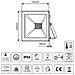 Riflettore A Led Sottile 30w, 2400lm Bianco Neutro (4000k) Energy Mce530 Nw, Ip65, Premium - Foto miniatura 3
