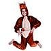 Costume Tuta Peluche Canguro Per Bambini, Marrone, Max 1,40 M, 88212 - Foto miniatura 1