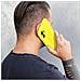 Cover Per Iphone 11 Cavalletto Pieghevole Magnetico Gialla - Foto miniatura 3