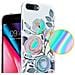 Custodia Compatibile Con Apple Iphone 8 Plus / 7 Plus / 7s Plus Con Peonie Fiori - Coperchio Protettivo In Silicone Tpu Con Motivo Floreale - Foto miniatura 2