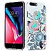 Custodia Compatibile Con Apple Iphone 8 Plus / 7 Plus / 7s Plus Con Peonie Fiori - Coperchio Protettivo In Silicone Tpu Con Motivo Floreale - Foto miniatura 5