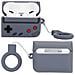 Custodia Compatibile Con Apple Airpod Pro 2 - Design Retro Game Grey - Custodia Protettiva Per Cuffie In Silicone Indossabile 3d Case Portachiavi - Foto miniatura 2