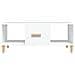Tavolino Da Salotto Bianco 102x50x40 Cm In Legno Multistrato - Foto miniatura 3