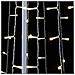 Albero Natale Luminoso 220cm 592 Led Bianco Caldo 8 Giochi Luce Metallo Esterno - Foto miniatura 2