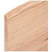 Ripiano Muro Marrone Chiaro 60x60x2 cm Massello Rovere Trattato - Foto miniatura 3