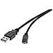 Rf-4463073 Cavo Usb 0,15 M Usb 2.0 Usb A Micro-usb B Nero - Foto miniatura 1