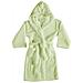Accappatoio Con Cappuccio In Morbida Spugna Mod. Sophie Tinta Unita Vari Colori L Salvia - Foto miniatura 1
