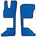 Coppia Tappeti In Skeentex - Blu - Compatibile Per Daf Xg (06/21>) Sedile Pass. Pneumatico - Daf Xg+ (06/21>) Sedile Pass. Pneumatico - Foto miniatura 1