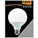 Lampadina Led 18 W Lampada Globo Sfera Luce Bianca 6500k Attacco E27 G95 - Foto miniatura 1
