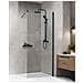 Parete Doccia Ahaus 80 X 190 Cm Nero - Foto miniatura 1