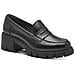 Black Casual Closed Loafers Mocassino Pelle Scarpe Donna Nero Eu 37, 1-24439-41 003 - Foto miniatura 1