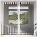 Tende In Voile Con Linguetta 2 Pz Nero - Foto miniatura 8