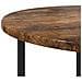 Set di 2 Tavolini in Legno Ingegnerizzato e Metallo con Finitura Rovere Affumicato - Foto miniatura 6