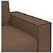 Poltrona Divano Marrone 60 cm Tessuto - Foto miniatura 7