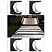 Lampada Solare Da Esterno Per Scale - Illuminazione Bianca Per Giardini E Vialetti  4-pack - Foto miniatura 3