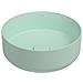 Lavabo Tondo Da Appoggio Senza Troppo Pieno In Ceramica Senza Foro Rubinetto - Menta Opaco - Foto miniatura 1