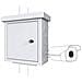 RCCTV001 rack 0U Bianco - Foto miniatura 1