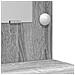 Tavolo da Dressing con luci LED Grigio Sonoma 78,5x41x135 cm - Foto miniatura 9