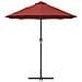 Ombrello da giardino Terracotta 370 x 197 x 239 cm - Foto miniatura 6