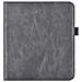Custodia A Libro In Pelle Pu Grigia Compatibile Con Kobo Libra 2 - Antiurto, Smart Sleep/wake, Design Portatile - Foto miniatura 1