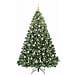 Albero di Natale artificiale con 300 LED Verde 210 cm PE e PVC - Foto miniatura 3