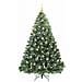 Albero di Natale artificiale con 300 LED Verde 210 cm PE e PVC - Foto miniatura 4