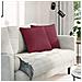 Cuscini da Divano 2 pcs Rosso Vino 45 x 45 cm Tessuto - Foto miniatura 2