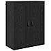 Pensile Rovere Nero 69,5 x 34 x 90 cm Legno multistrato - Foto miniatura 1