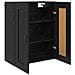Pensile Rovere Nero 69,5 x 34 x 90 cm Legno multistrato - Foto miniatura 5