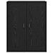 Pensile Rovere Nero 69,5 x 34 x 90 cm Legno multistrato - Foto miniatura 6