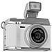 Mini Fotocamera Retrò Con Flash: Video Hd 1080p, Stile Vintage, Registratore Portatile White - Foto miniatura 1