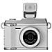Mini Fotocamera Retrò Con Flash: Video Hd 1080p, Stile Vintage, Registratore Portatile White - Foto miniatura 3